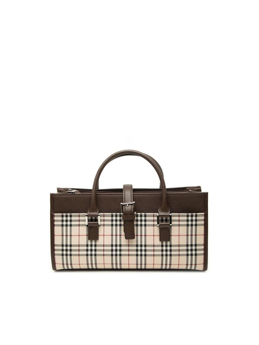 Burberry House Check Canvas Handbag #347598B47B